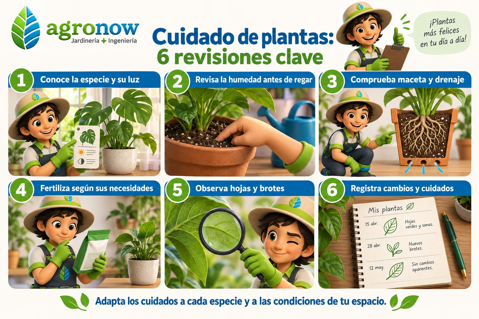 Cuidado de plantas: una guía para regar y mantenerlas saludables
