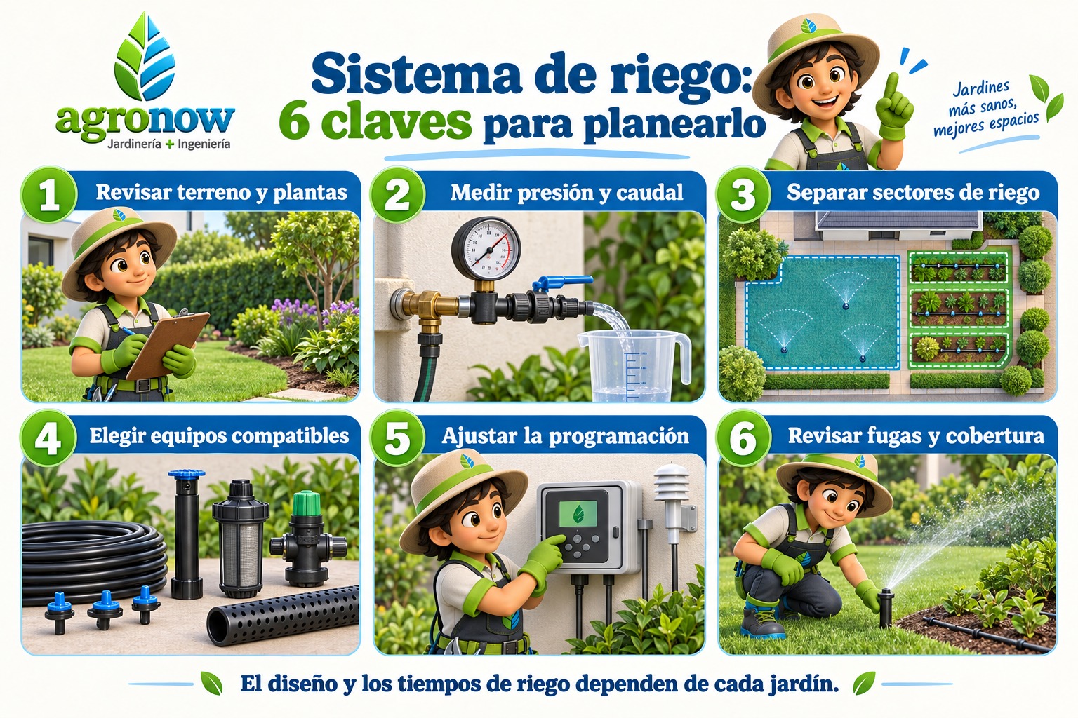 Sistema de riego para jardín: cómo elegir y usar el adecuado