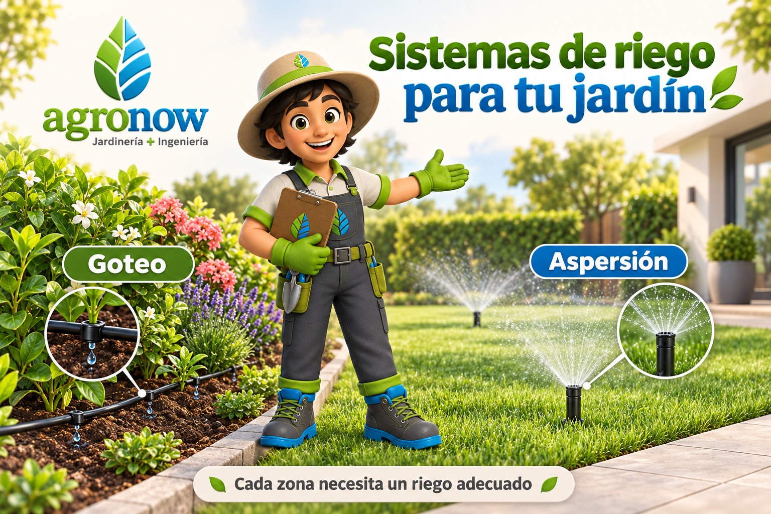 Sistema de riego para jardín: cómo elegir y usar el adecuado